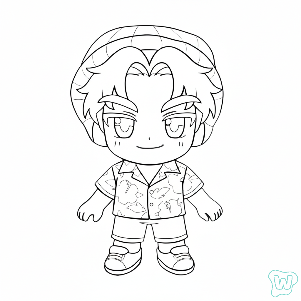 páginas para colorear imprimibles Abby Saja para adultos