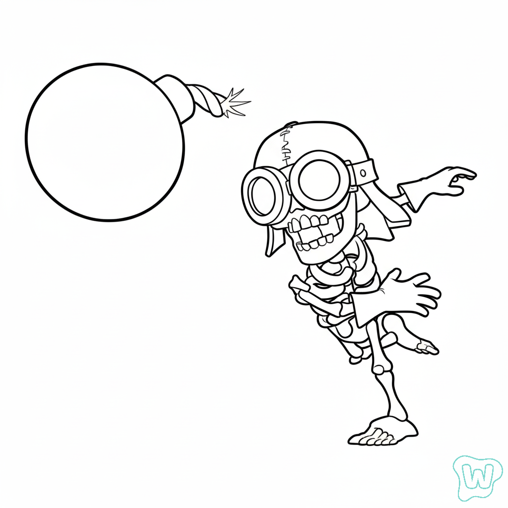 colorear y Imprimir PDF gratis Bomber