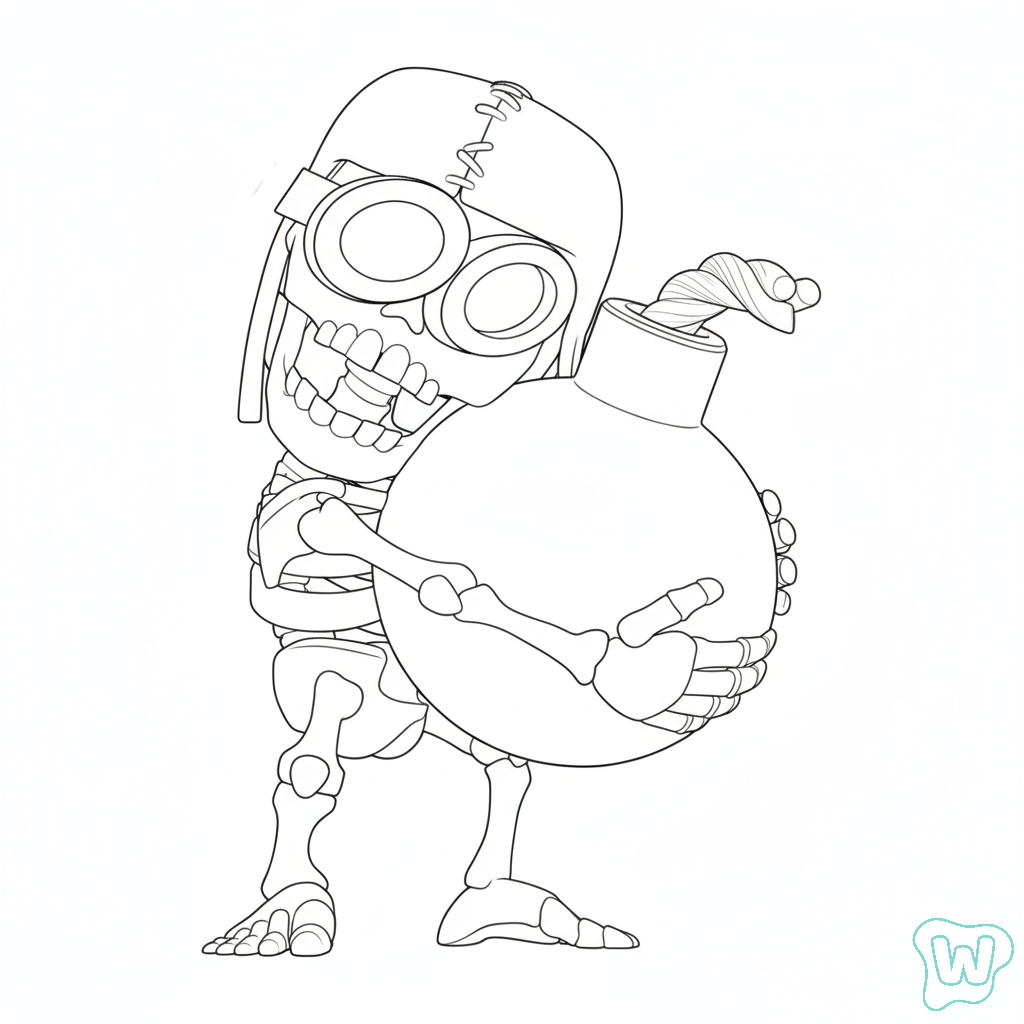 páginas para colorear gratis para adultos Bomber