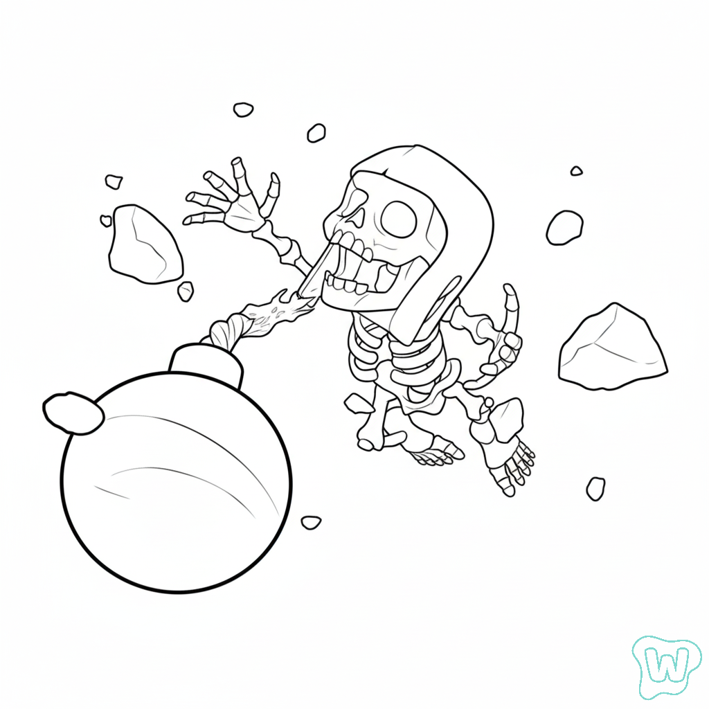 páginas para colorear gratis Bomber para adultos