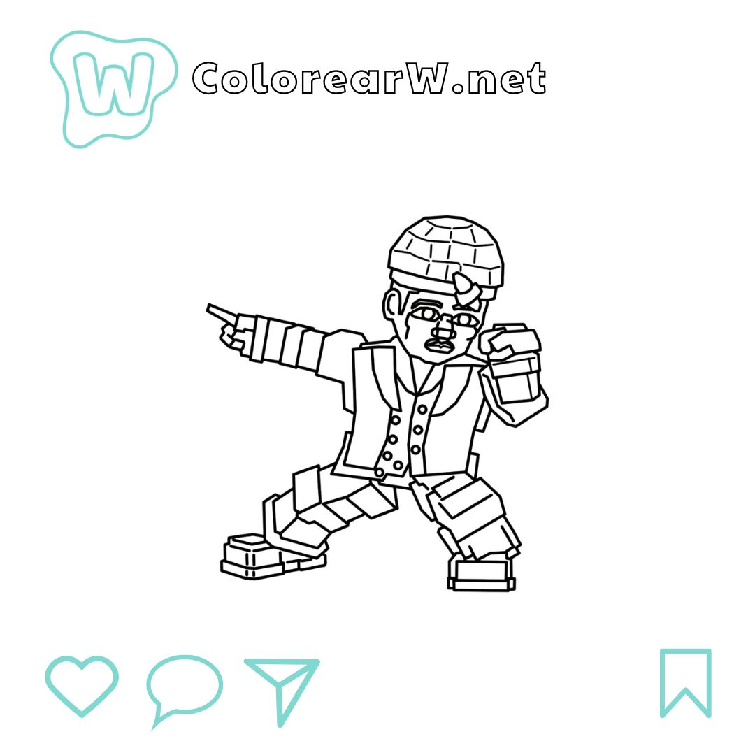 Brunito Marsito para colorear (PDF para imprimir gratis) thumbnail