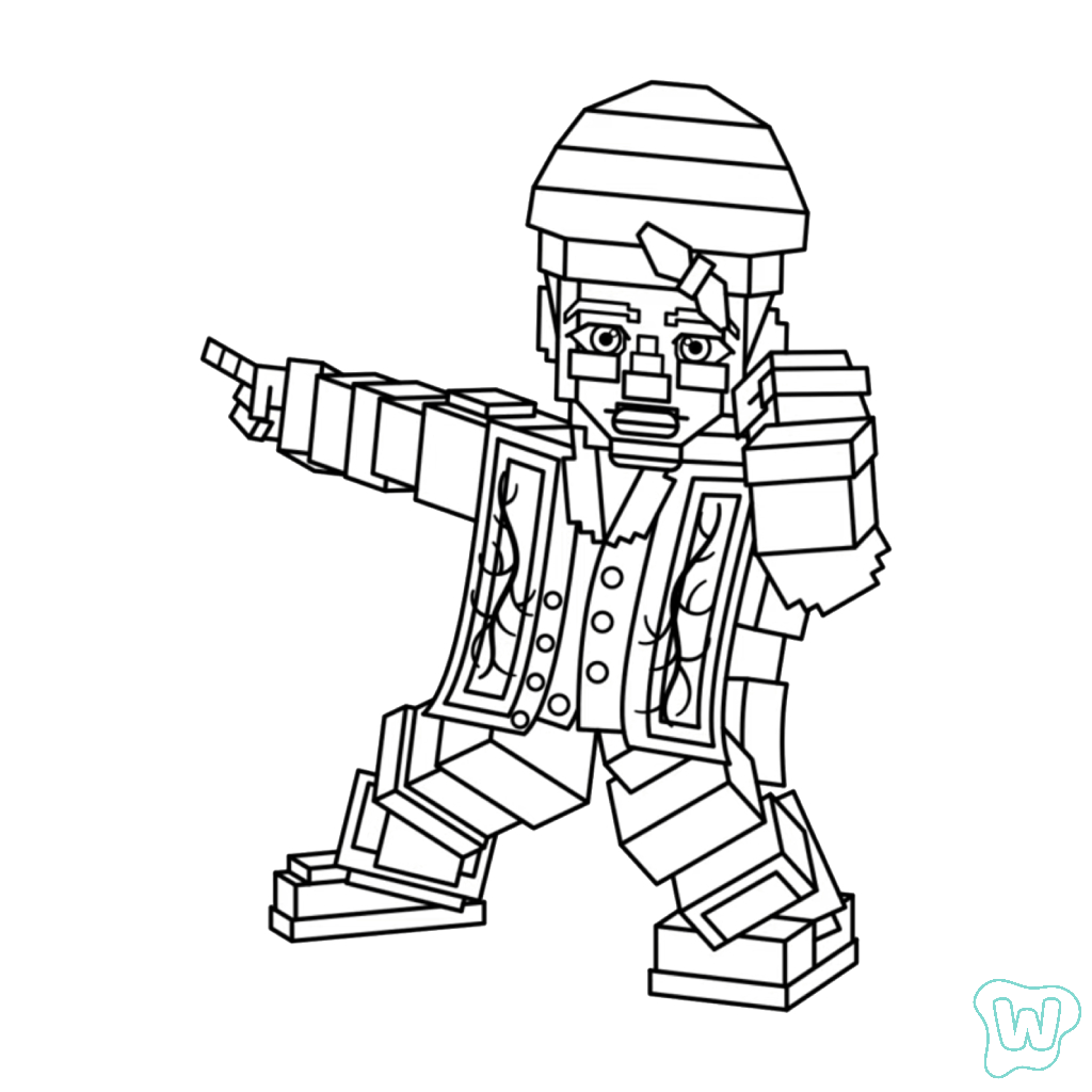 Brunito Marsito páginas para colorear imprimibles 1