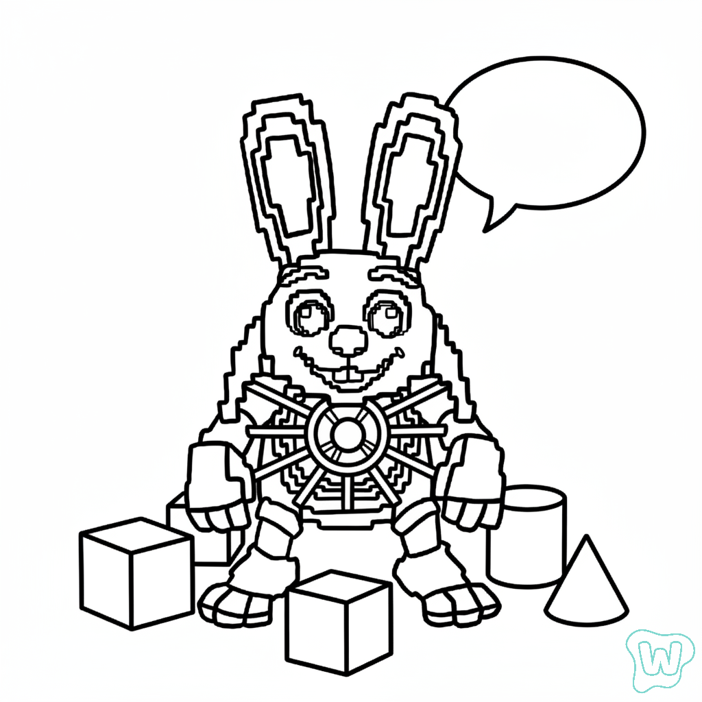 páginas para colorear Bunito Bunito Spinito