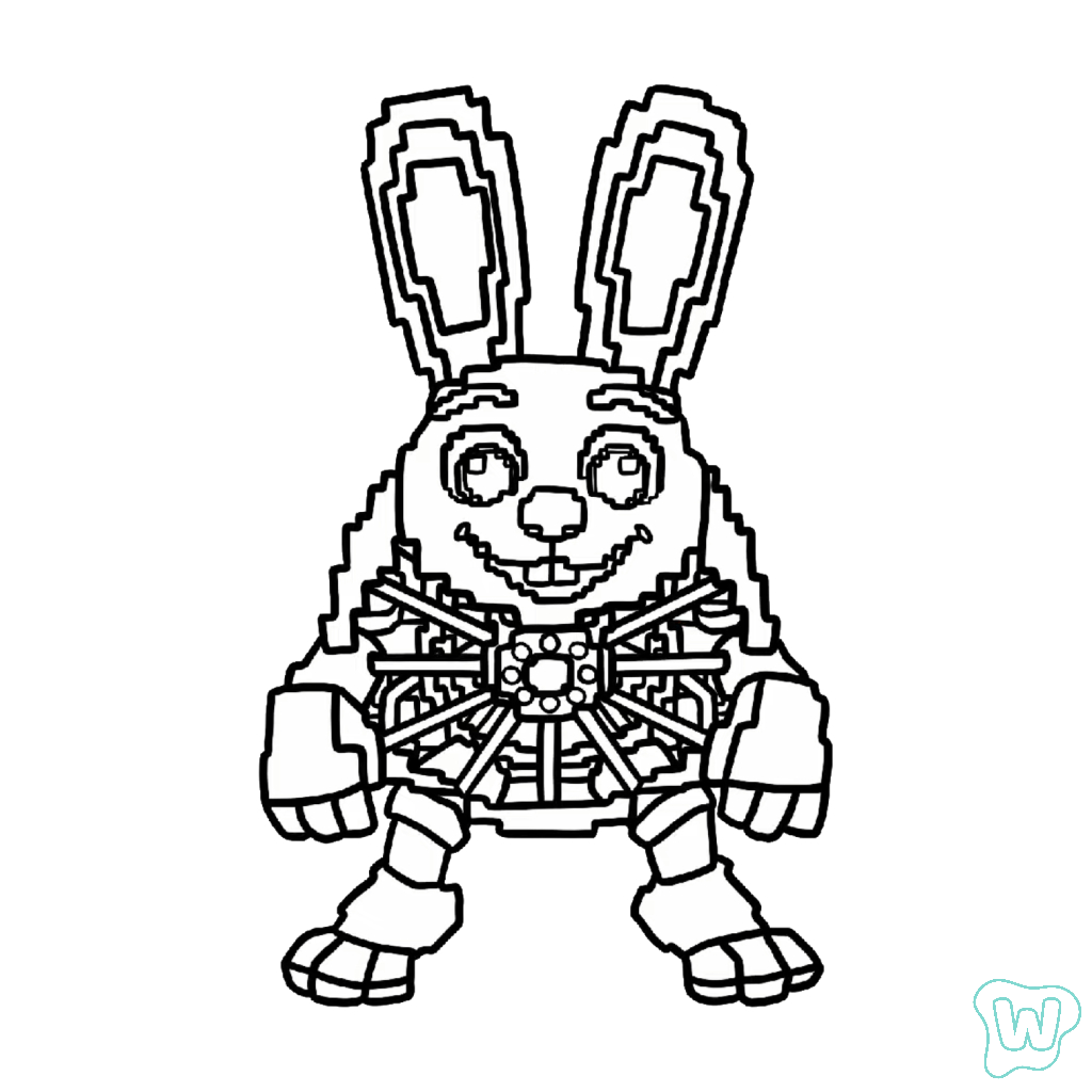 Bunito Bunito Spinito páginas para colorear para adultos fáciles