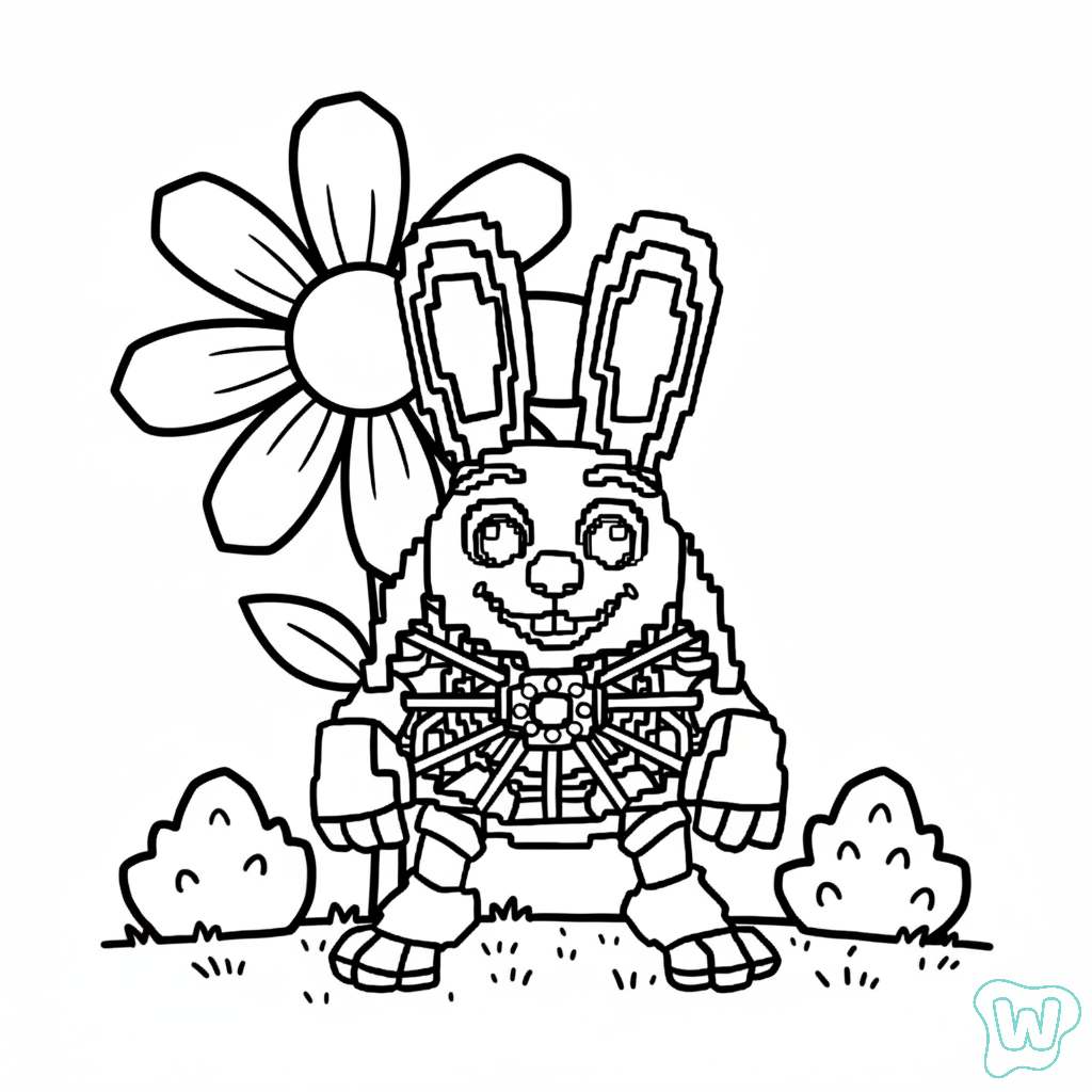 Bunito Bunito Spinito páginas para colorear para adultos 1