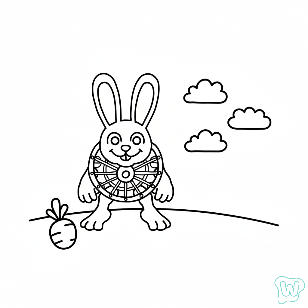 Bunito Bunito Spinito páginas para colorear para adultos