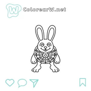 Bunito Bunito Spinito para colorear (PDF para imprimir gratis) thumbnail