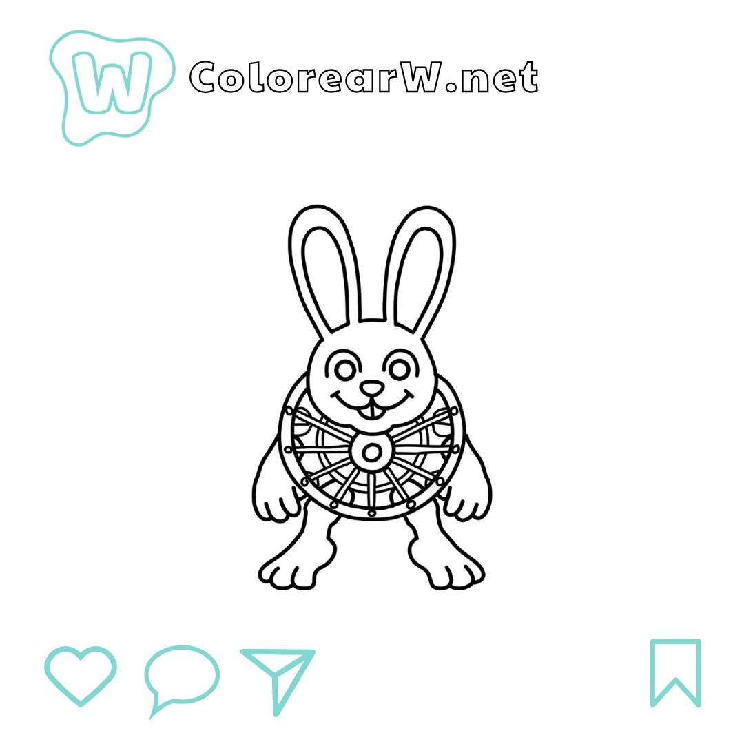 Bunito Bunito Spinito para colorear (PDF para imprimir gratis) thumbnail