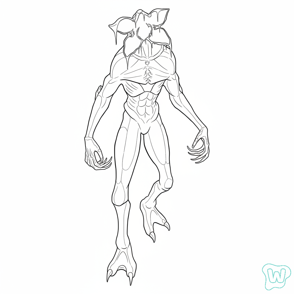 Demogorgon páginas para colorear