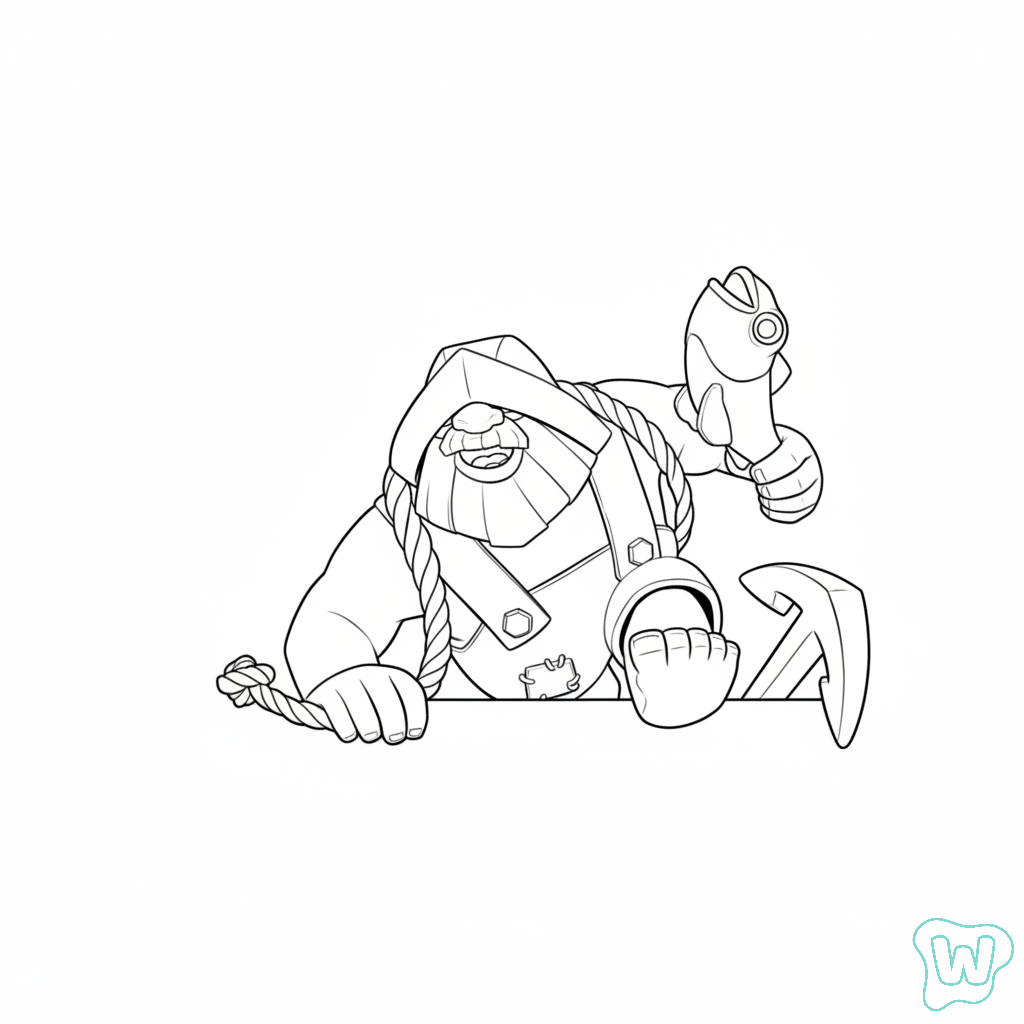 Fisherman dibujos para colorear  y Imprimir PDF gratis