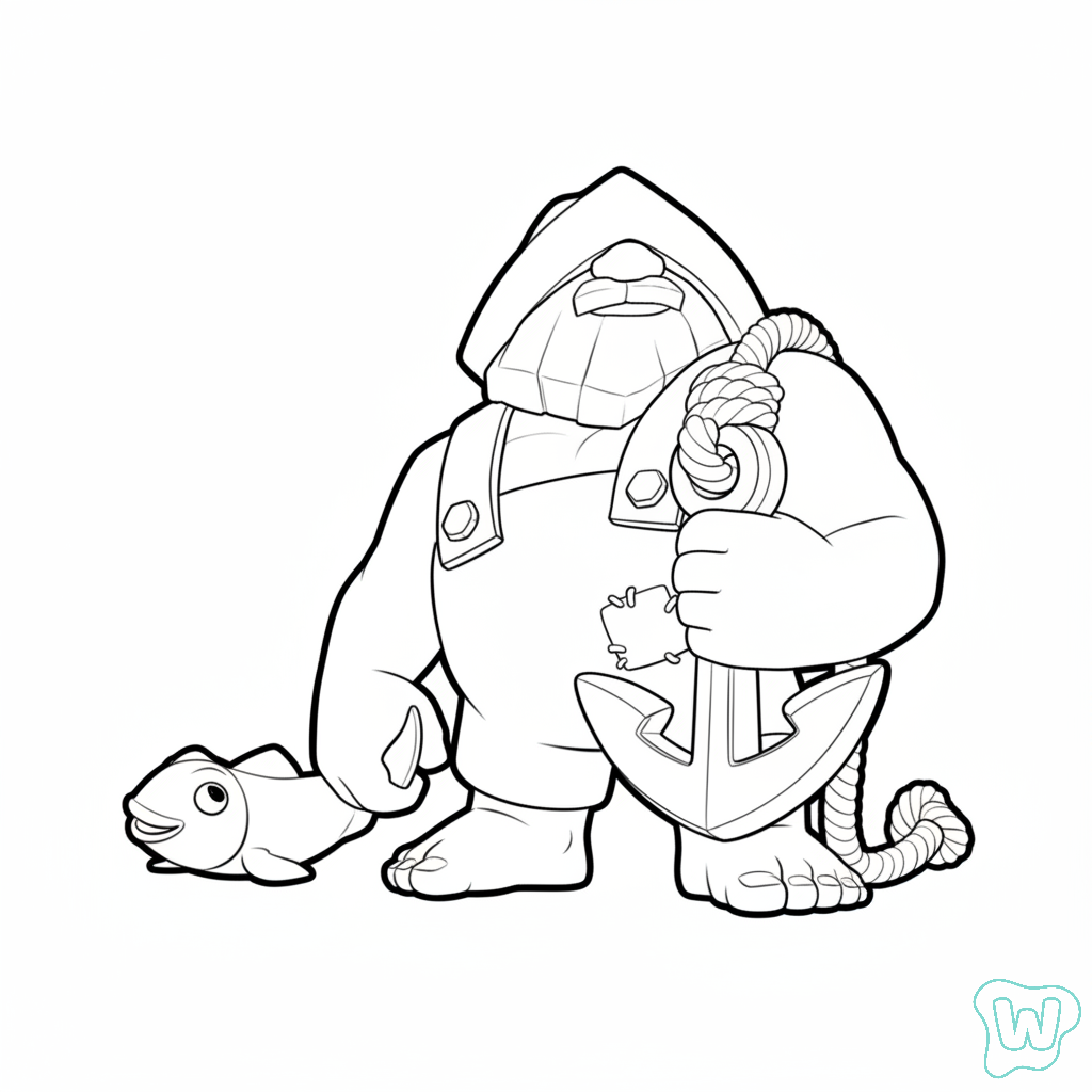 Fisherman páginas para colorear para adultos pdf