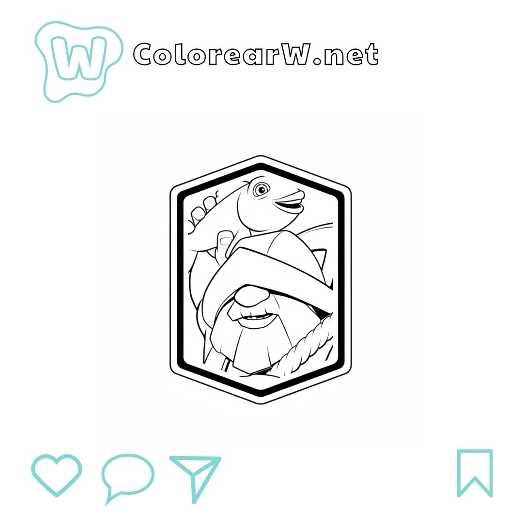 Fisherman para colorear (PDF para imprimir gratis) thumbnail