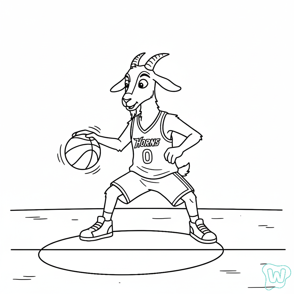 para colorear GOAT