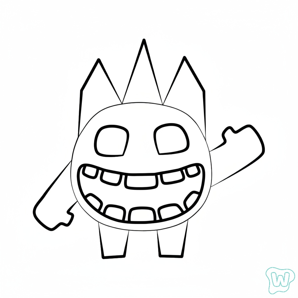 Ice Spirit páginas para colorear fáciles