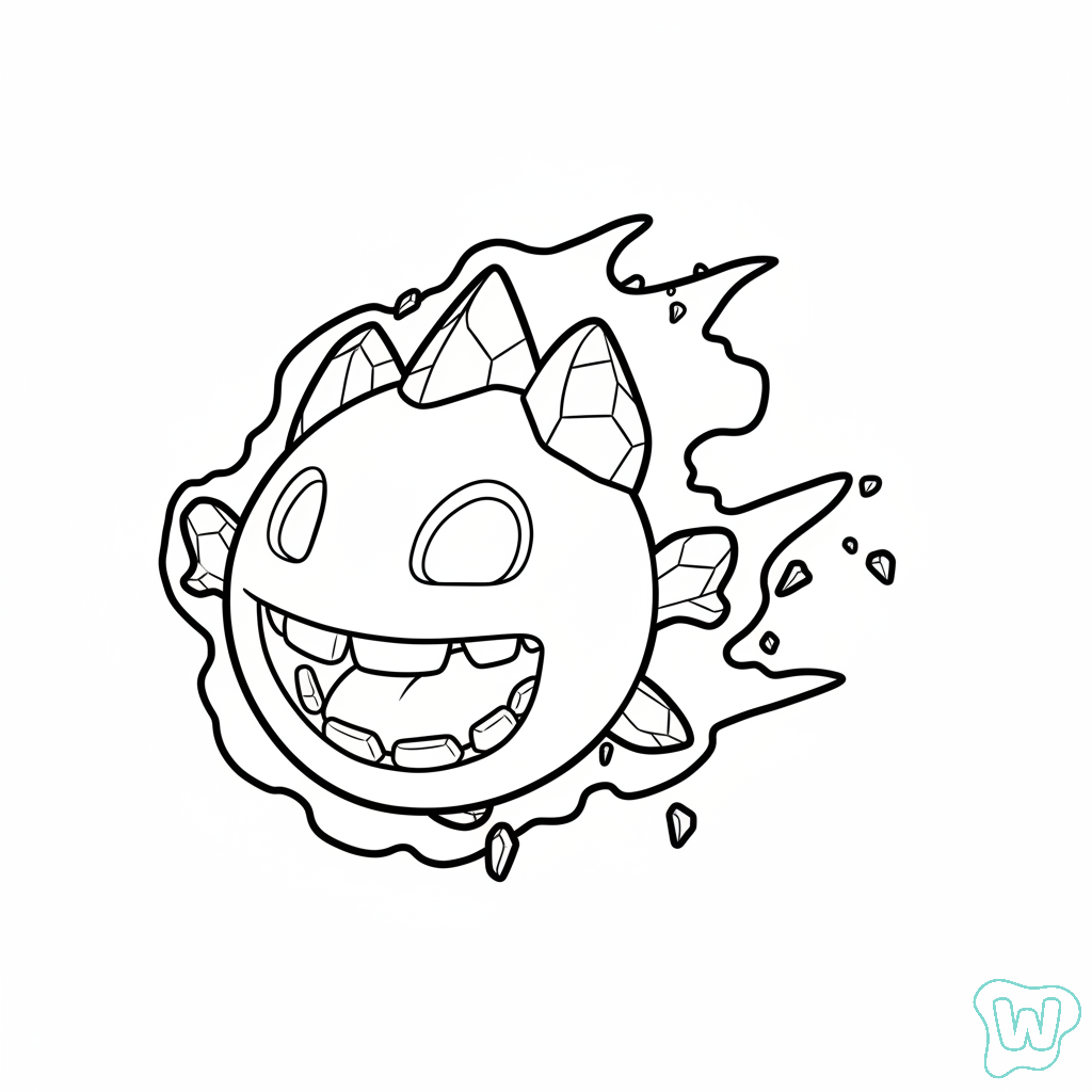 Ice Spirit para colorear gratis