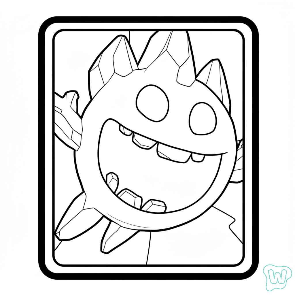 Ice Spirit páginas para colorear para adultos