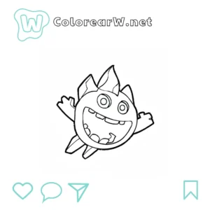 Ice Spirit para colorear (PDF para imprimir gratis) thumbnail