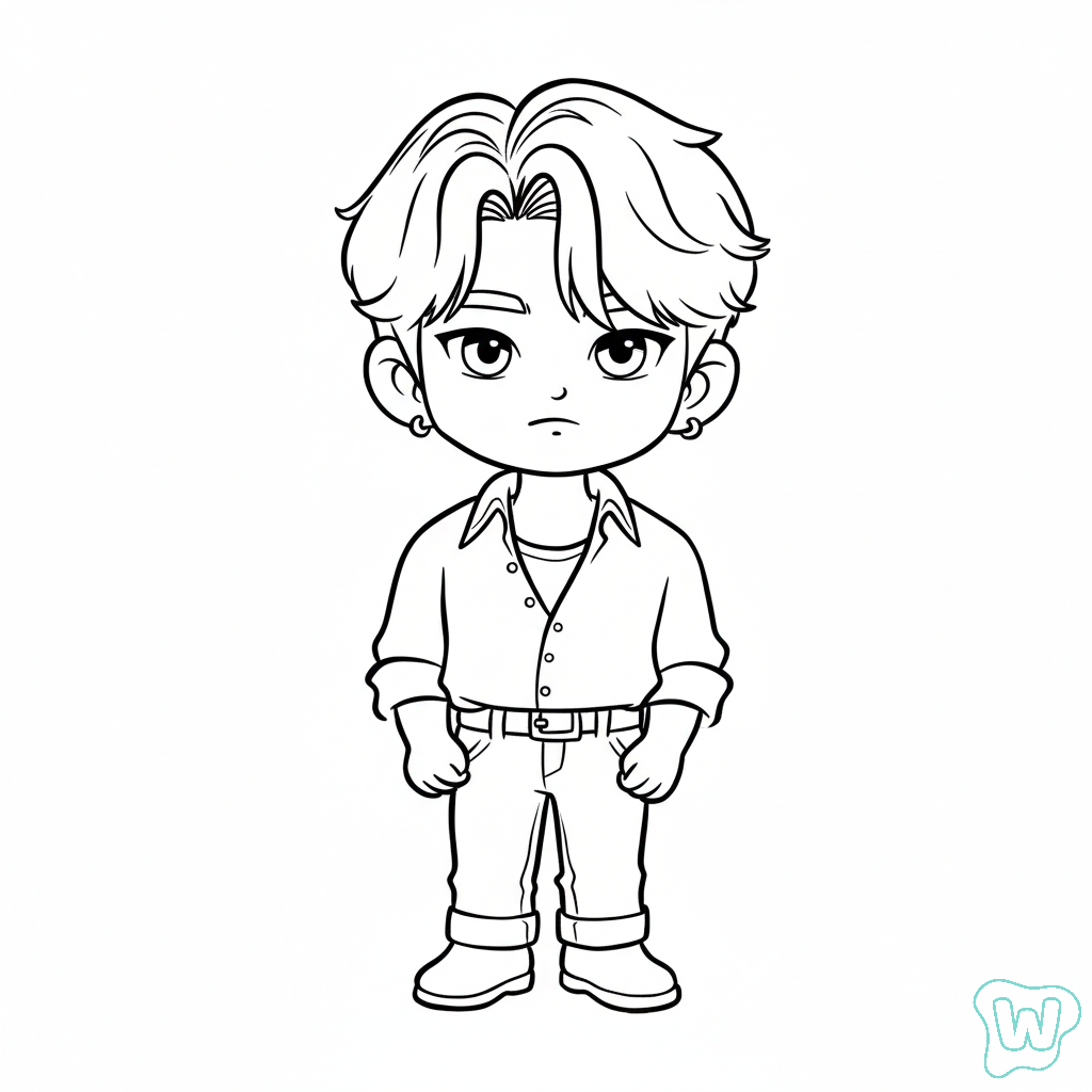 para colorear Jinu 1