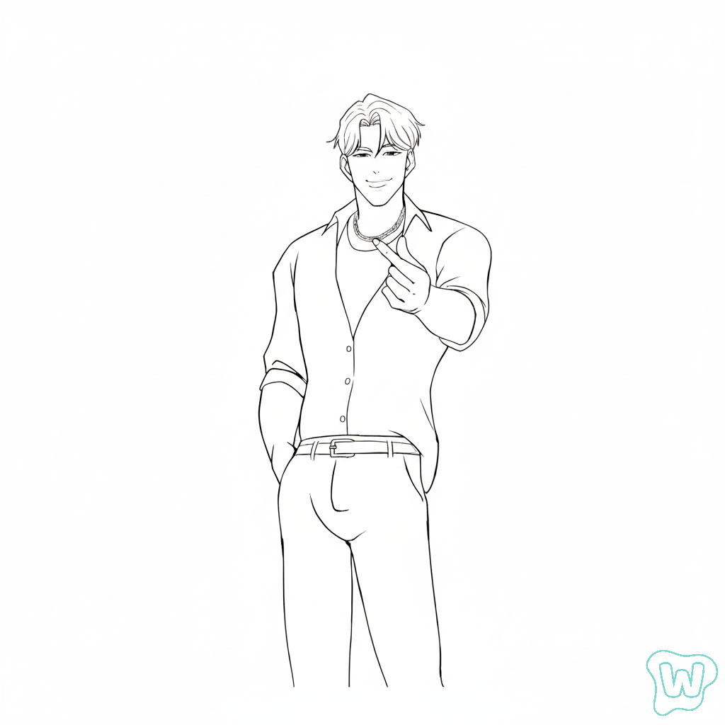 páginas para colorear gratis para adultos Jinu