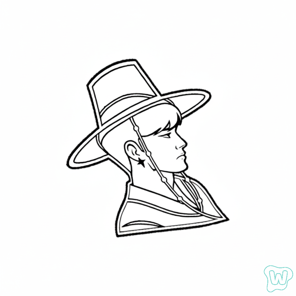 páginas para colorear gratis Jinu