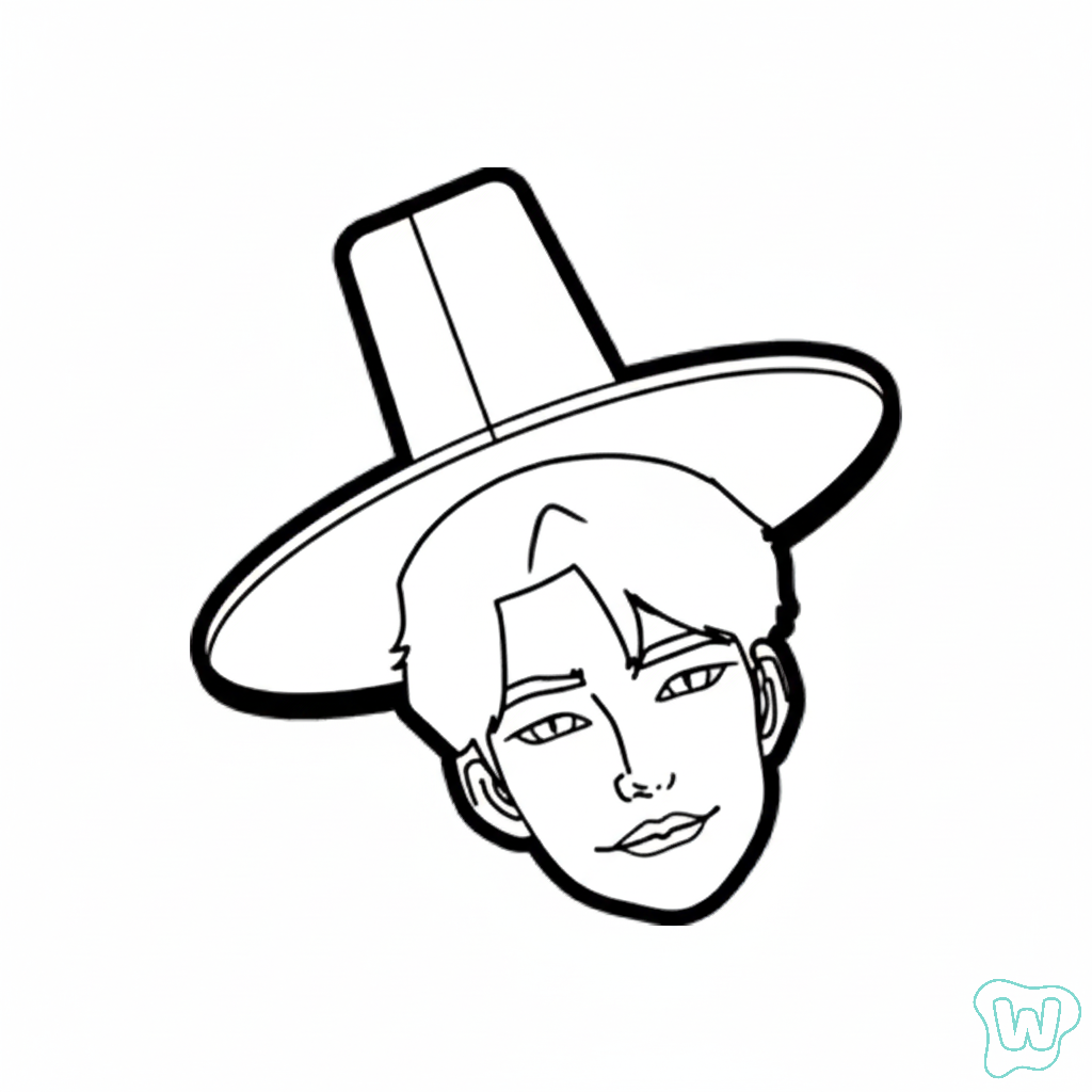 páginas para colorear imprimibles Jinu