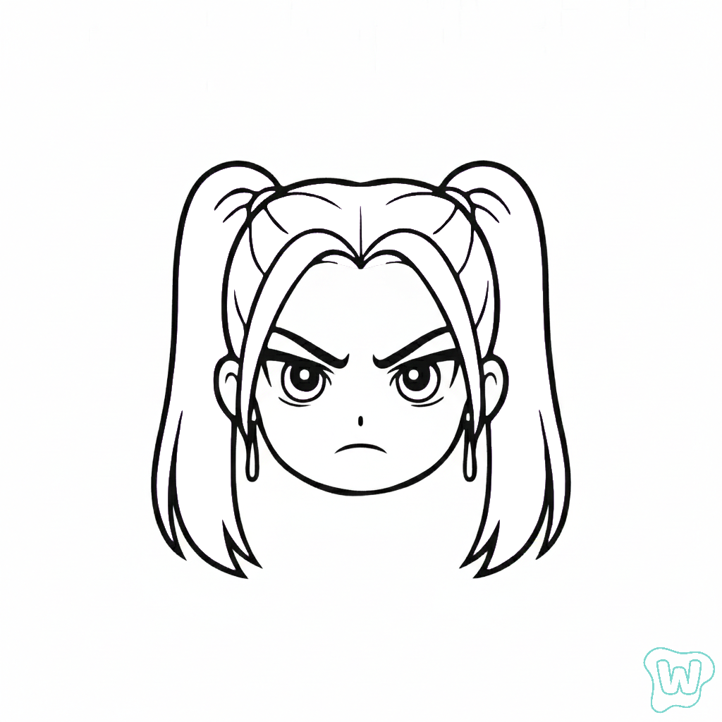 páginas para colorear lindas y fáciles de Mira