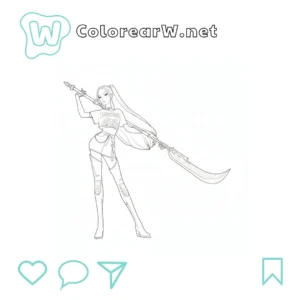 Mira para colorear (PDF para imprimir gratis) thumbnail