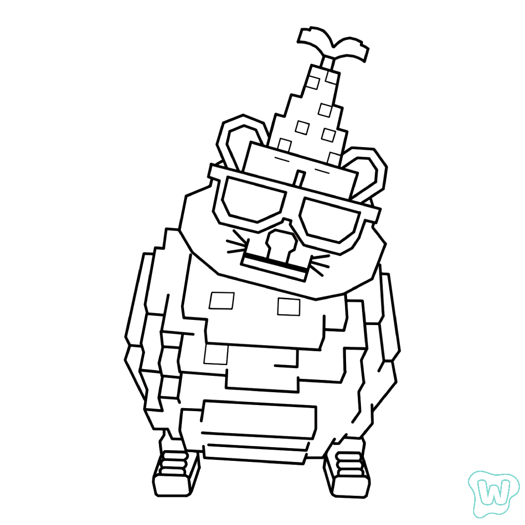 páginas para colorear para adultos Rocco Disco