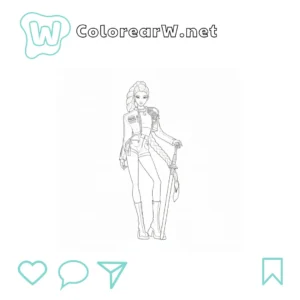 Rumi para colorear (PDF para imprimir gratis) thumbnail