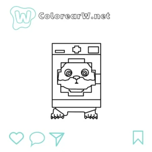 Spinny Hammy para colorear (PDF para imprimir gratis) thumbnail