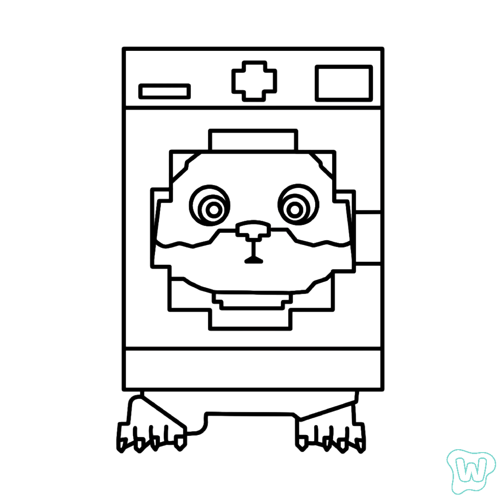 páginas para colorear gratis Spinny Hammy para adultos