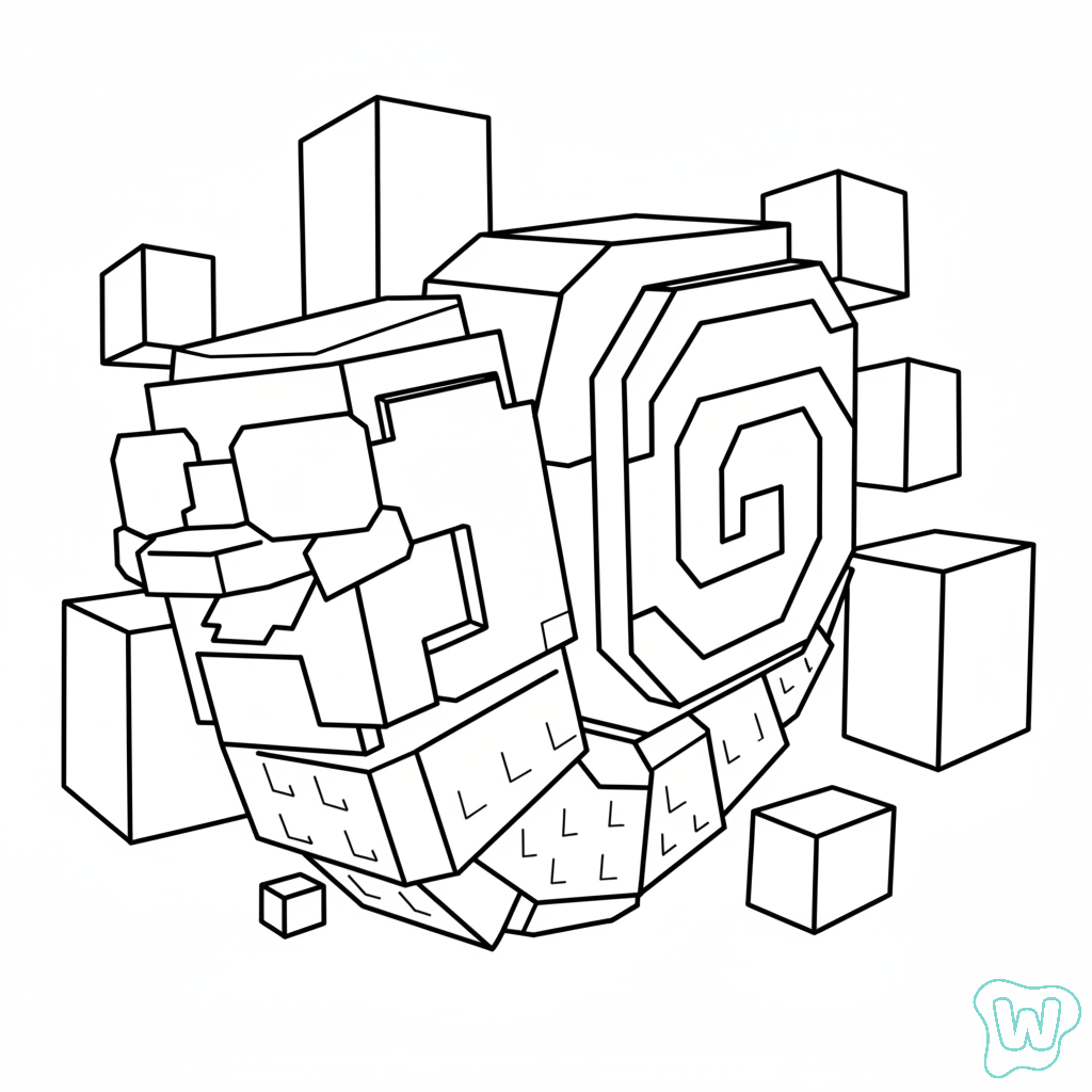 Tootini Shrimpini páginas para colorear para adultos 2