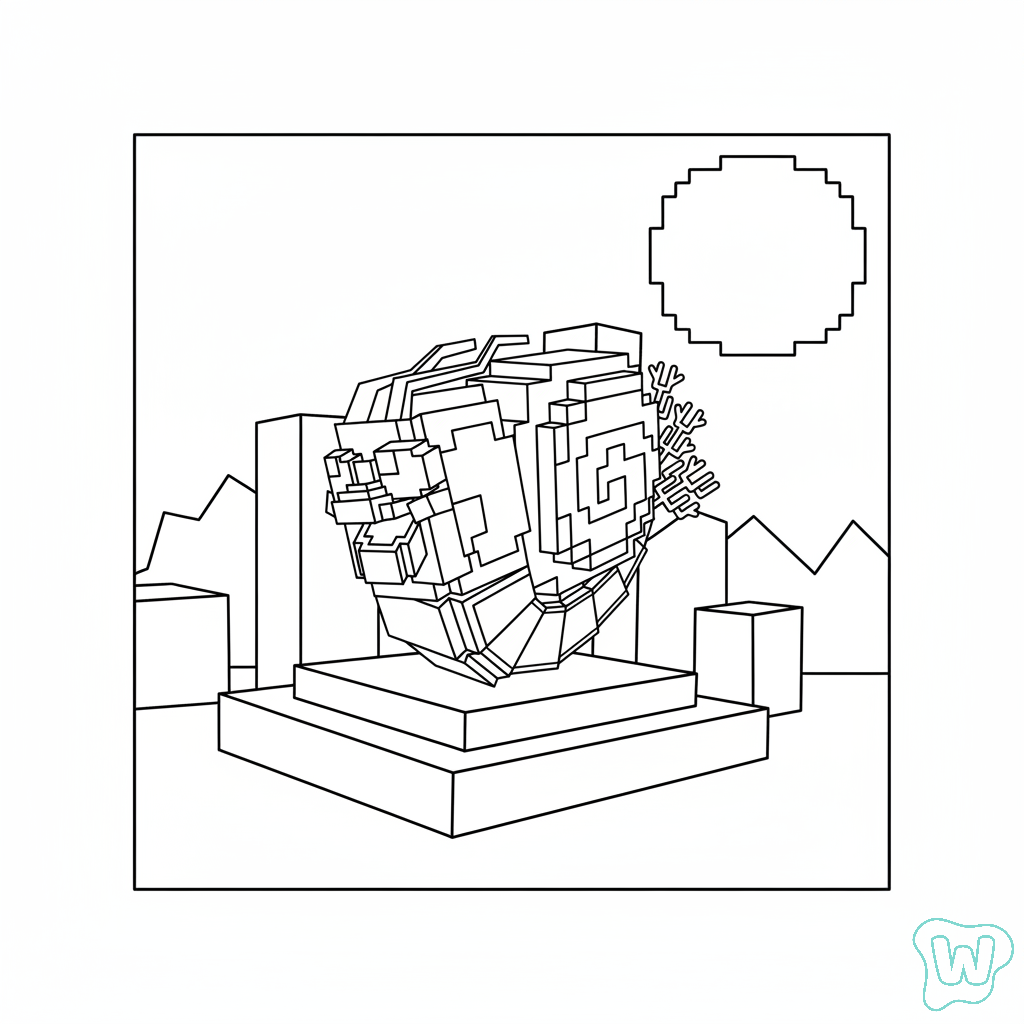 Tootini Shrimpini páginas para colorear para adultos