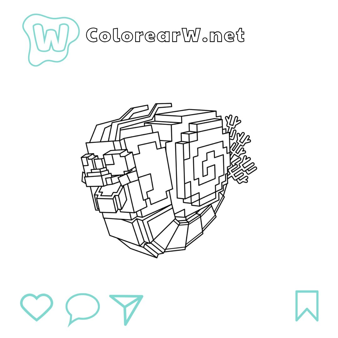 Tootini Shrimpini para colorear (PDF para imprimir gratis) thumbnail