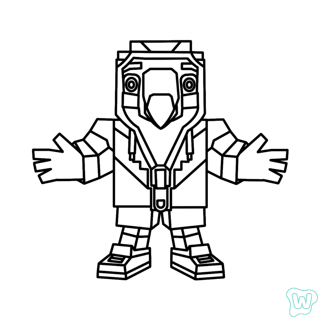 Tuff Toucan páginas para colorear para imprimir gratis