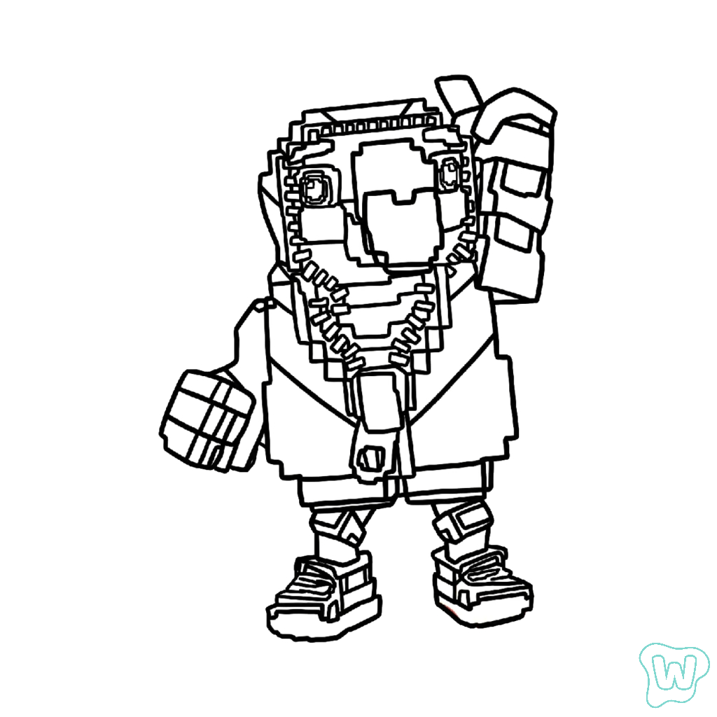 Tuff Toucan para colorear y Imprimir PDF gratis