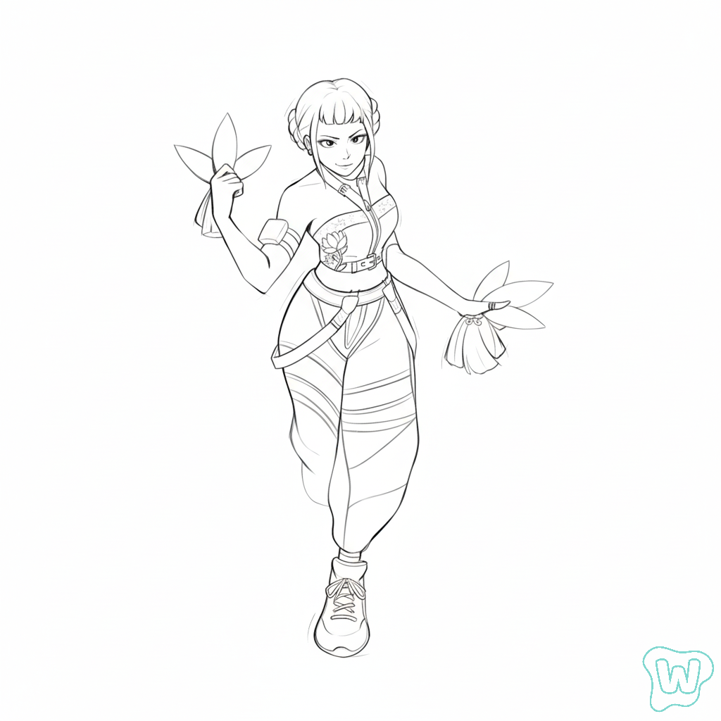 colorear y Imprimir PDF gratis Zoey