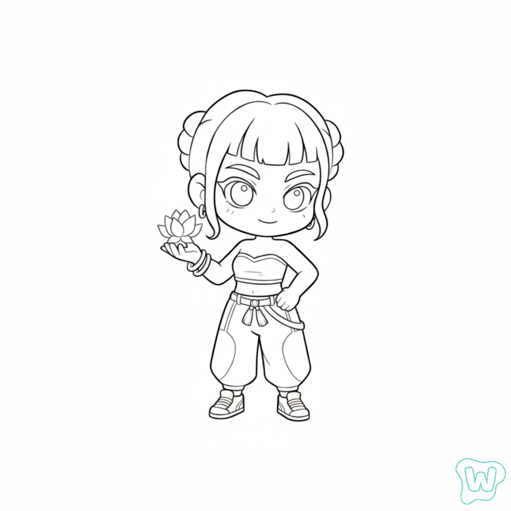 páginas para colorear gratis Zoey