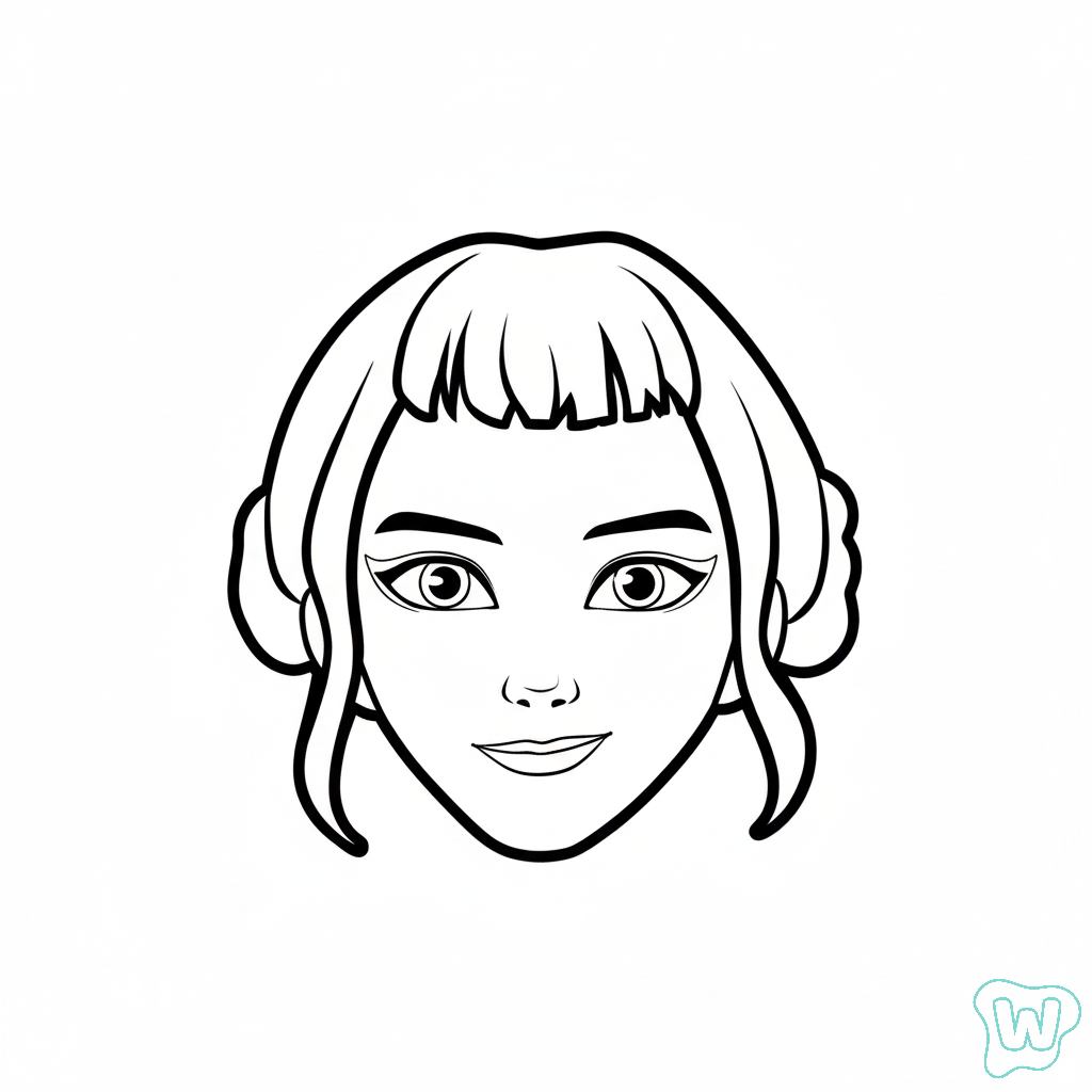 páginas para colorear gratis Zoey para adultos