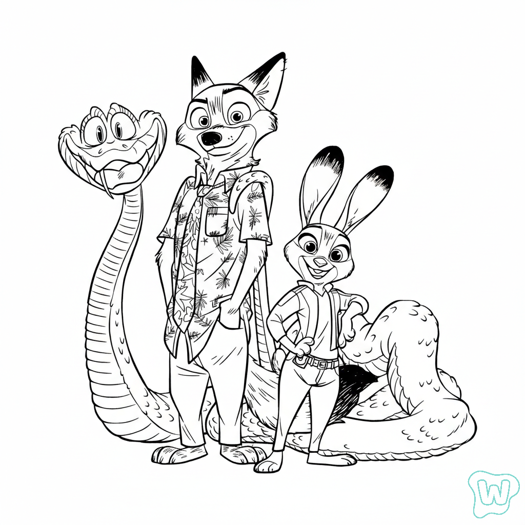 imprimir PDF gratis Zootopia 2 2