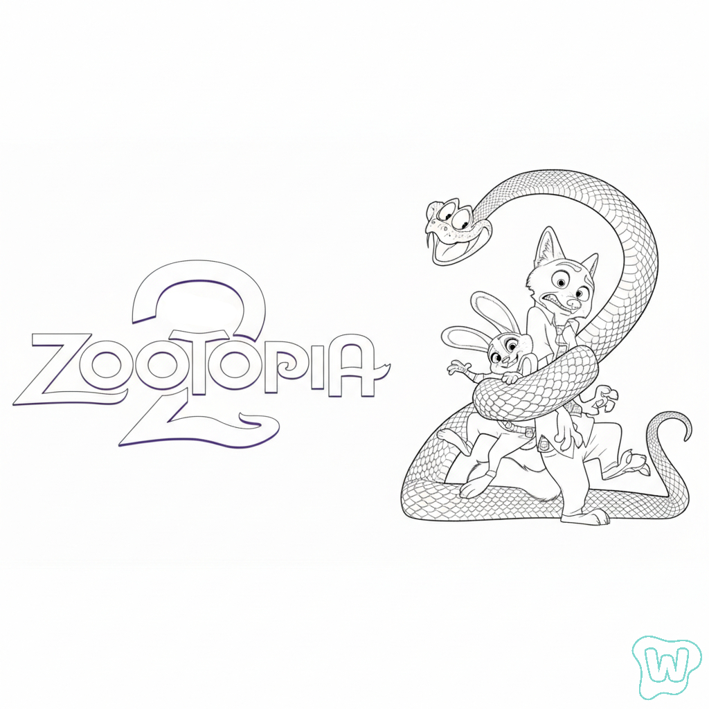 imprimir PDF gratis Zootopia 2