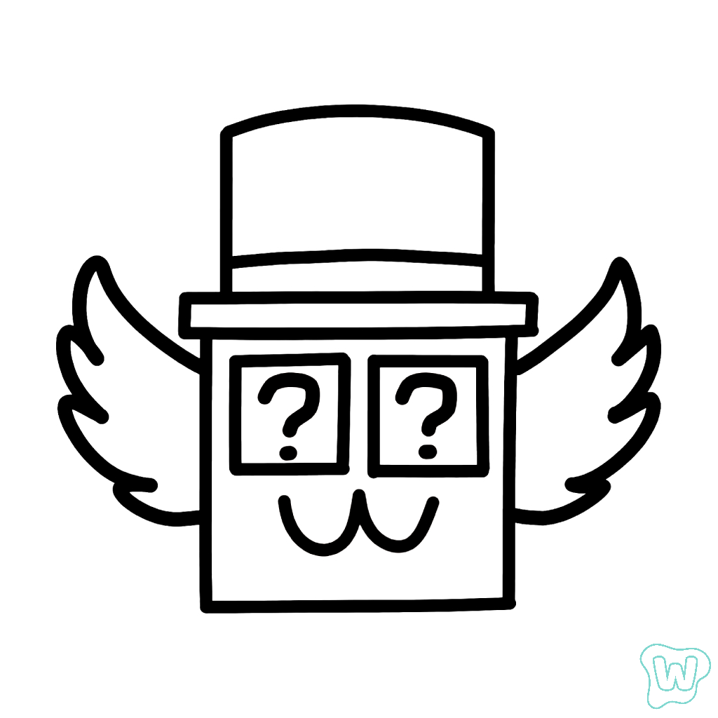 Admin Lucky Block para colorear gratis