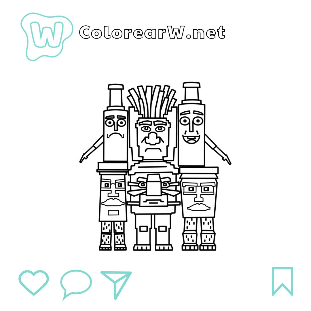 La Food Combinasion para colorear (PDF para imprimir gratis) thumbnail