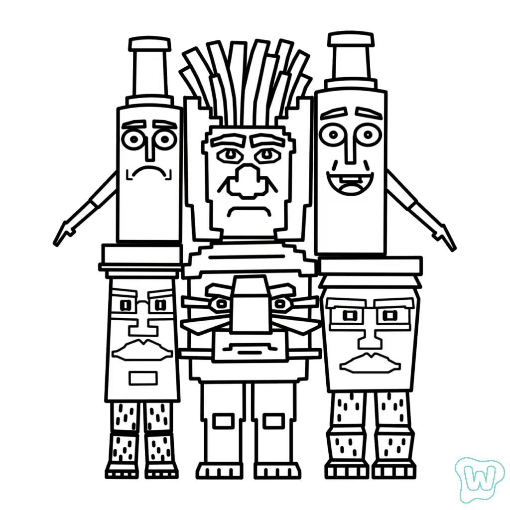 La Food Combinasion dibujos para colorear grinch