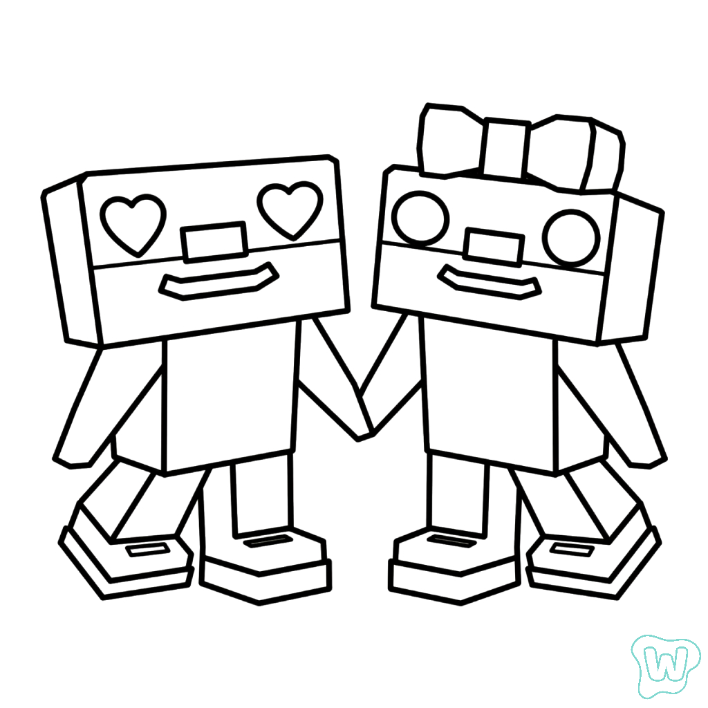 páginas para colorear gratis Los Sweethearts pdf