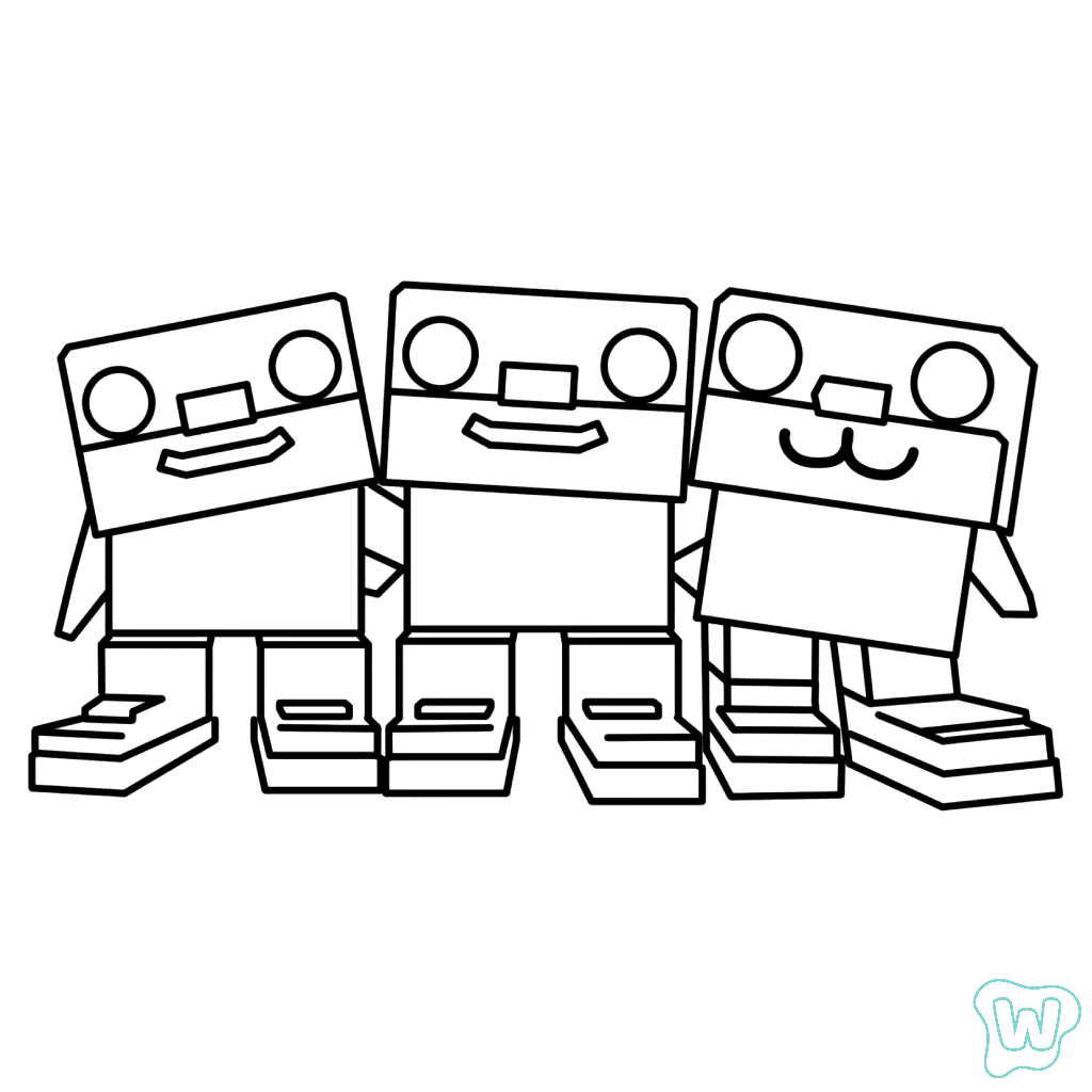 Los Trios páginas para colorear para adultos