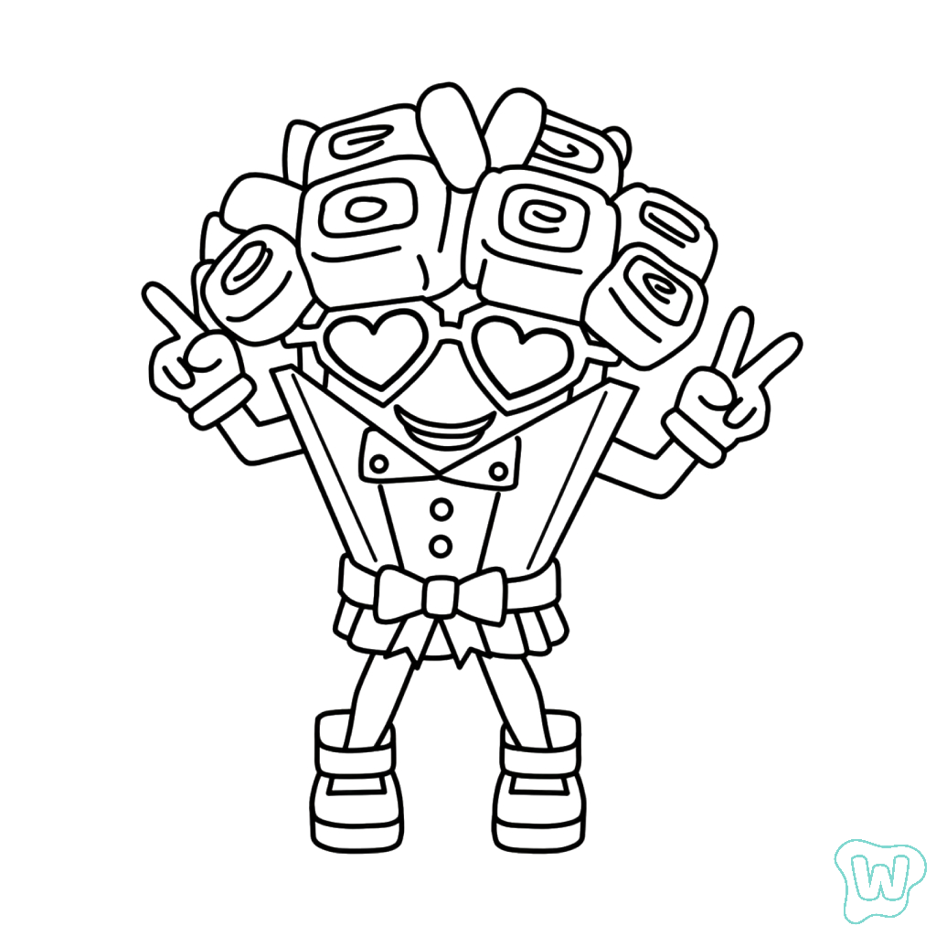 páginas para colorear gratis Lovin Rose pdf