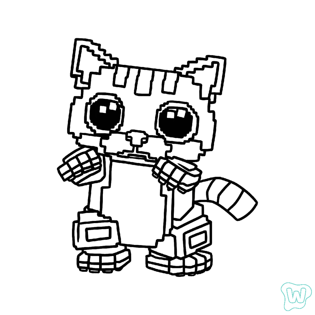 páginas para colorear Mi Gatitos