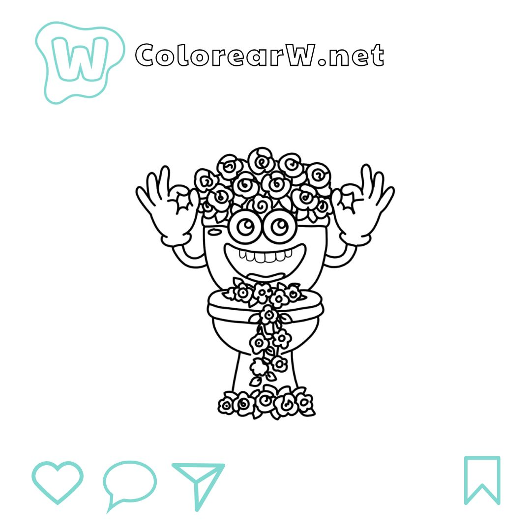 Rosetti Tualetti para colorear (PDF para imprimir gratis) thumbnail