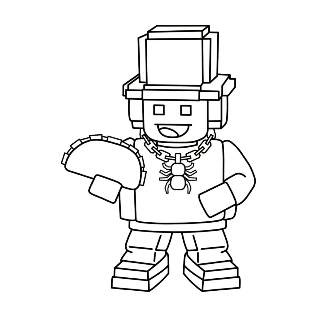 felices páginas para colorear Sammyni Fattini